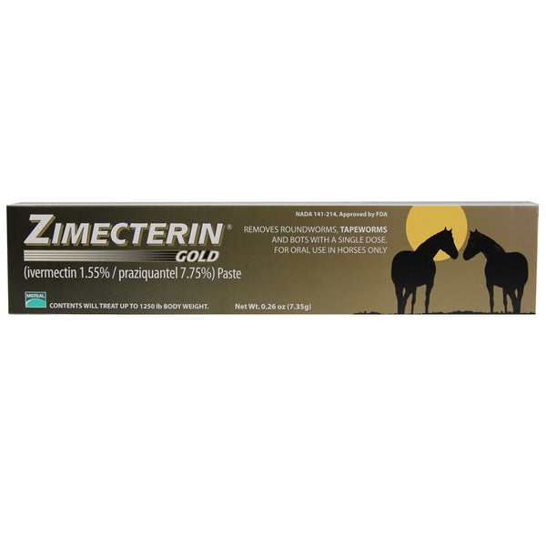 Merial Zimecterin Gold Single Dose Paste Dewormer